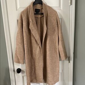 Tahiti Tan Open Front Coat